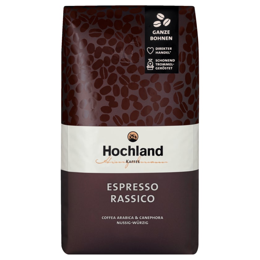 Hochland Kaffee Espresso Rassico 1kg